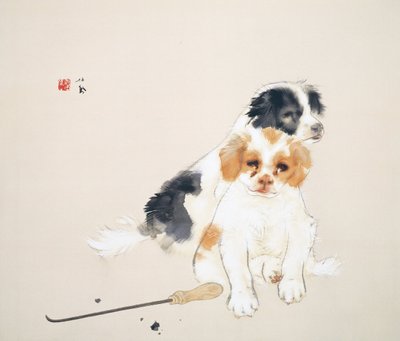 Am Kamin von Takeuchi Seiho